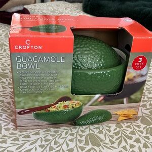 Croton Avocado Green Dip Bowl Set